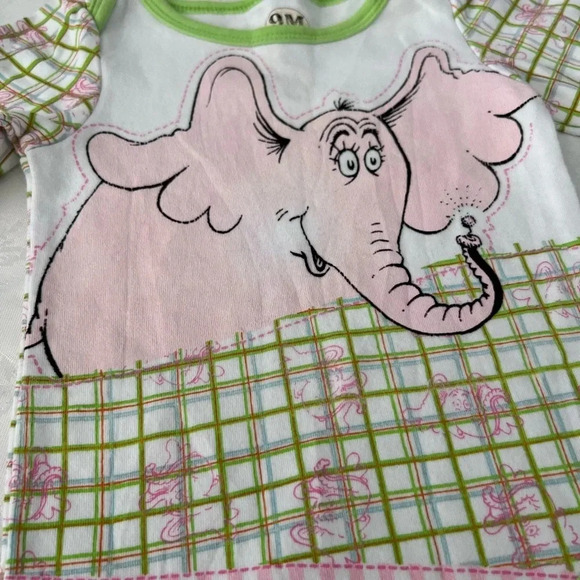 Dr Seuss Horton Hears A Who Bodysuit Set of Two 9M Baby Girl - Picture 7 of 10